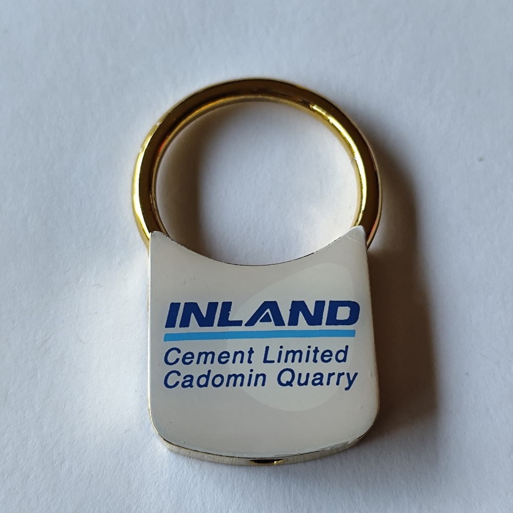 4/$20💥Inland Cement Limited Keychain KeyRing